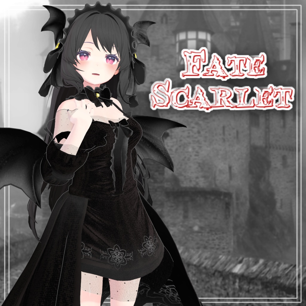 【PB】【5アバター対応】 Fate Scarlet 【VRChat想定】