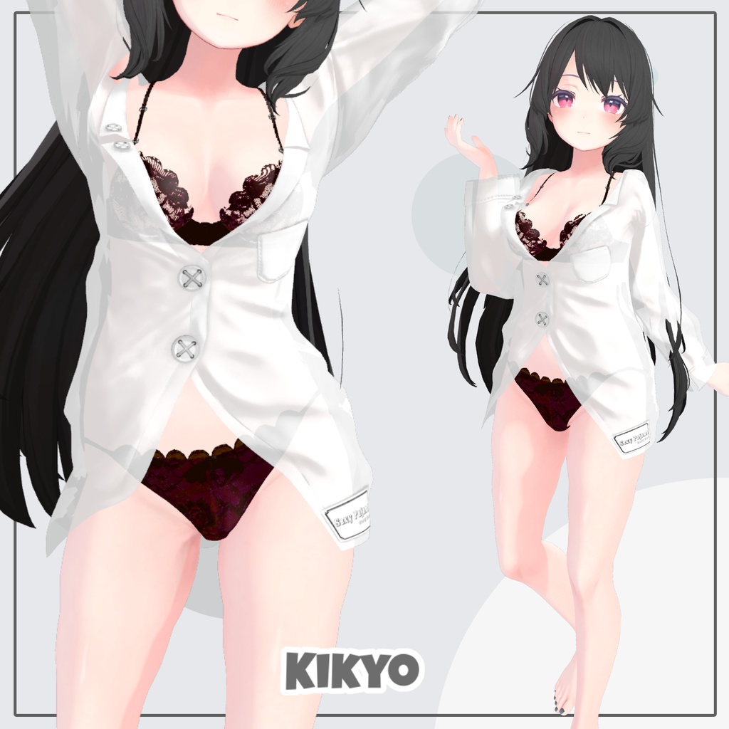【4アバター対応】 Sexy Pajama 【VRChat想定】