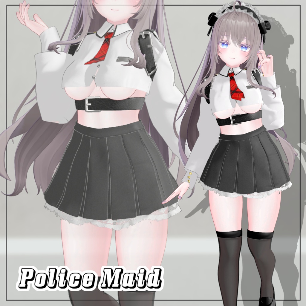 【PB】 Police Maid 【5アバター対応】