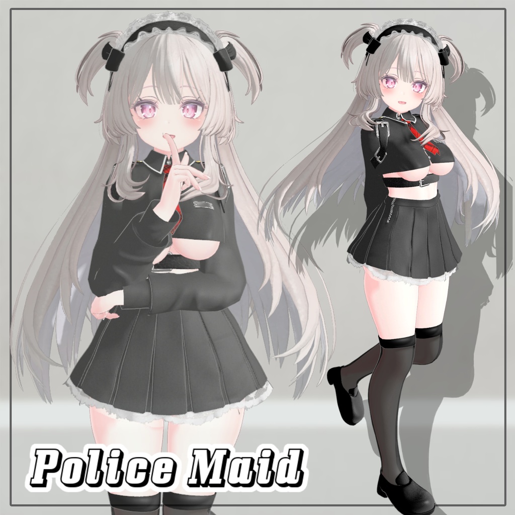 【PB】 Police Maid 【5アバター対応】