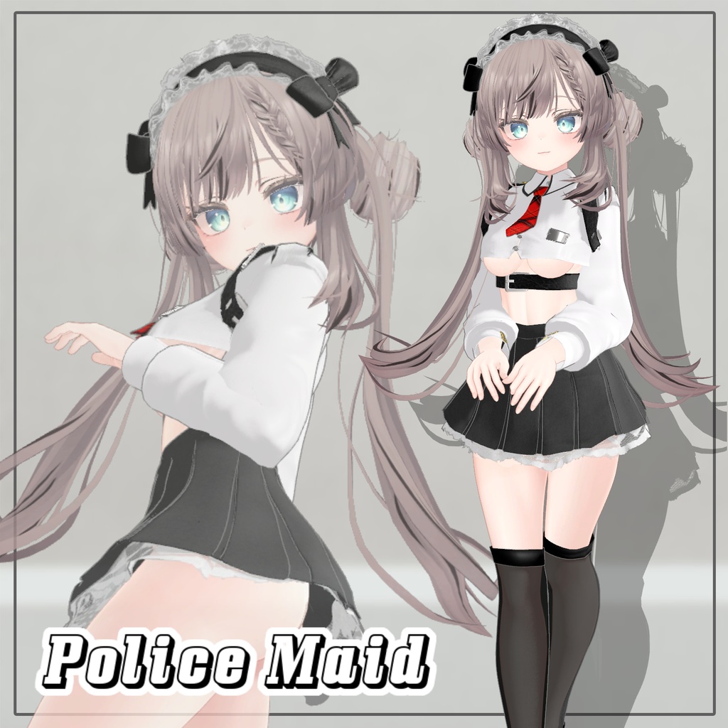 【PB】 Police Maid 【5アバター対応】