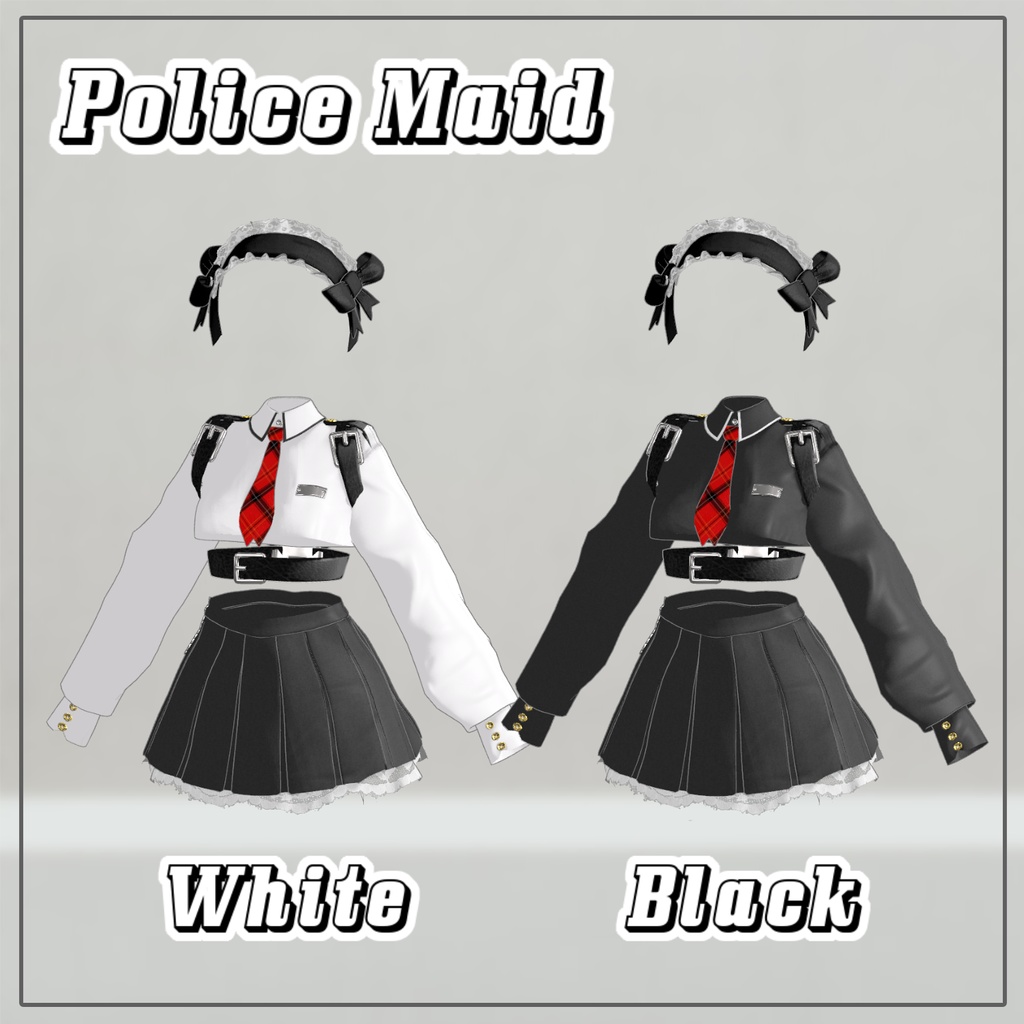 【PB】 Police Maid 【5アバター対応】