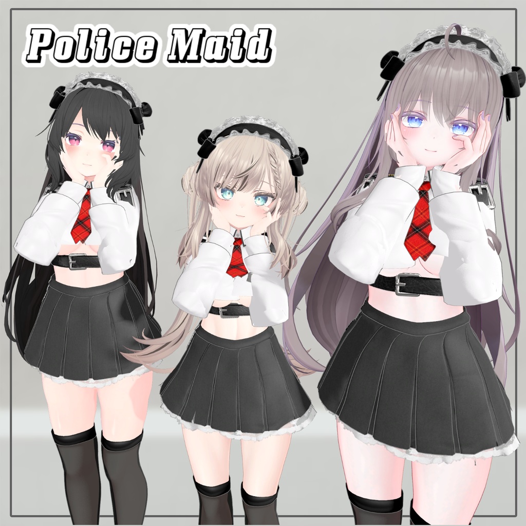 【PB】 Police Maid 【5アバター対応】