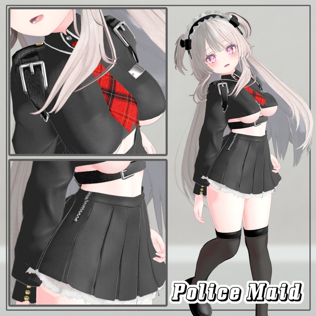 【PB】 Police Maid 【5アバター対応】