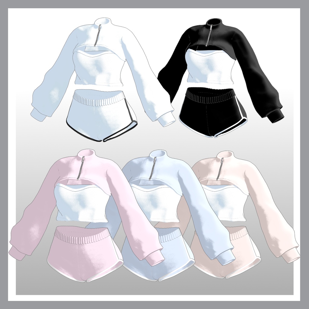 【50%】 【PB】【5アバター対応】 Dolphin Croffle 【VRChat想定】