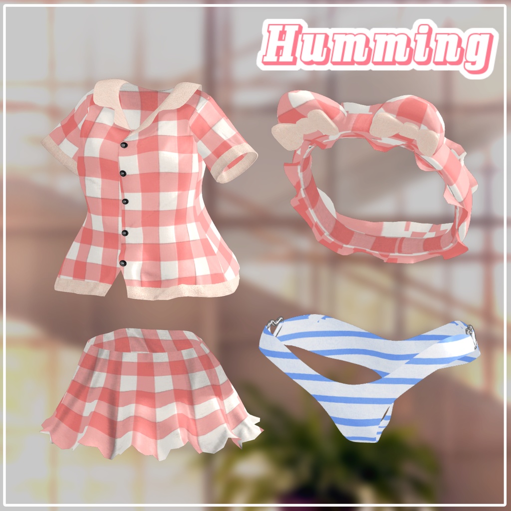 【PB】【6アバター対応】 Humming 【VRChat想定】