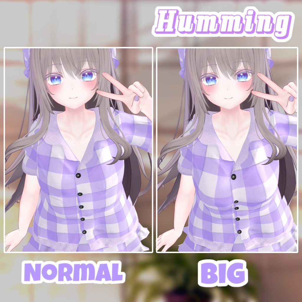 【PB】【6アバター対応】 Humming 【VRChat想定】