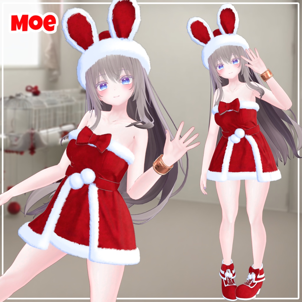 【70%】 Santa Girl 【5アバター対応】