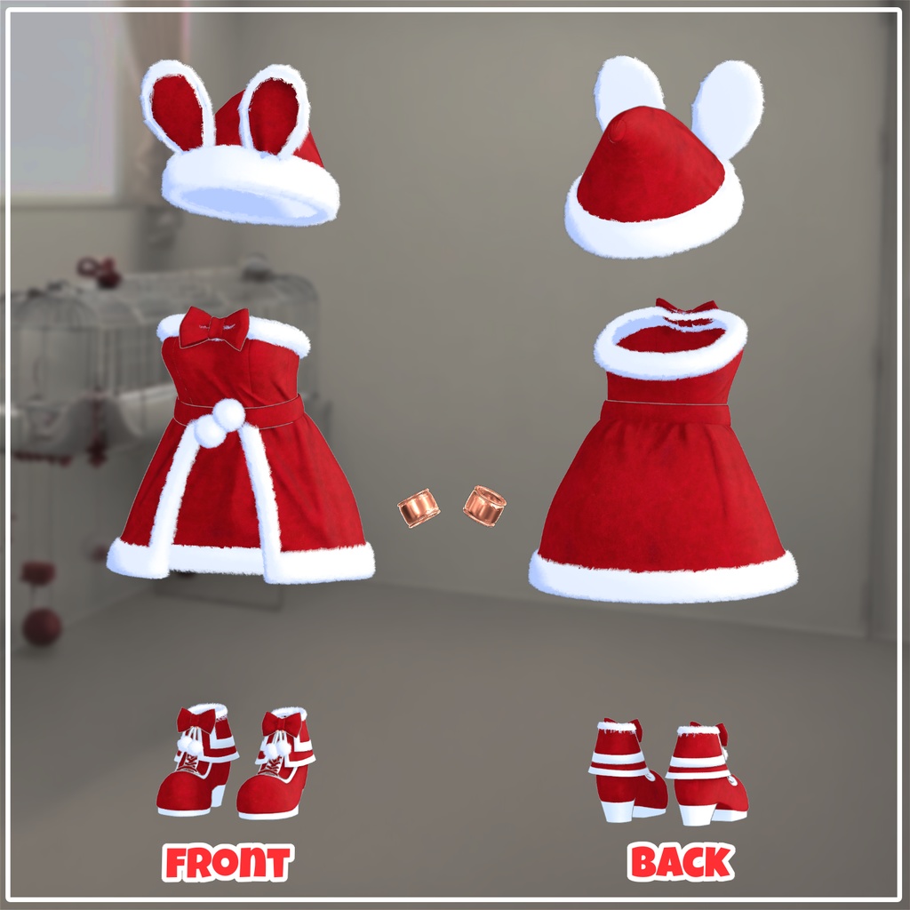 【70%】 Santa Girl 【5アバター対応】