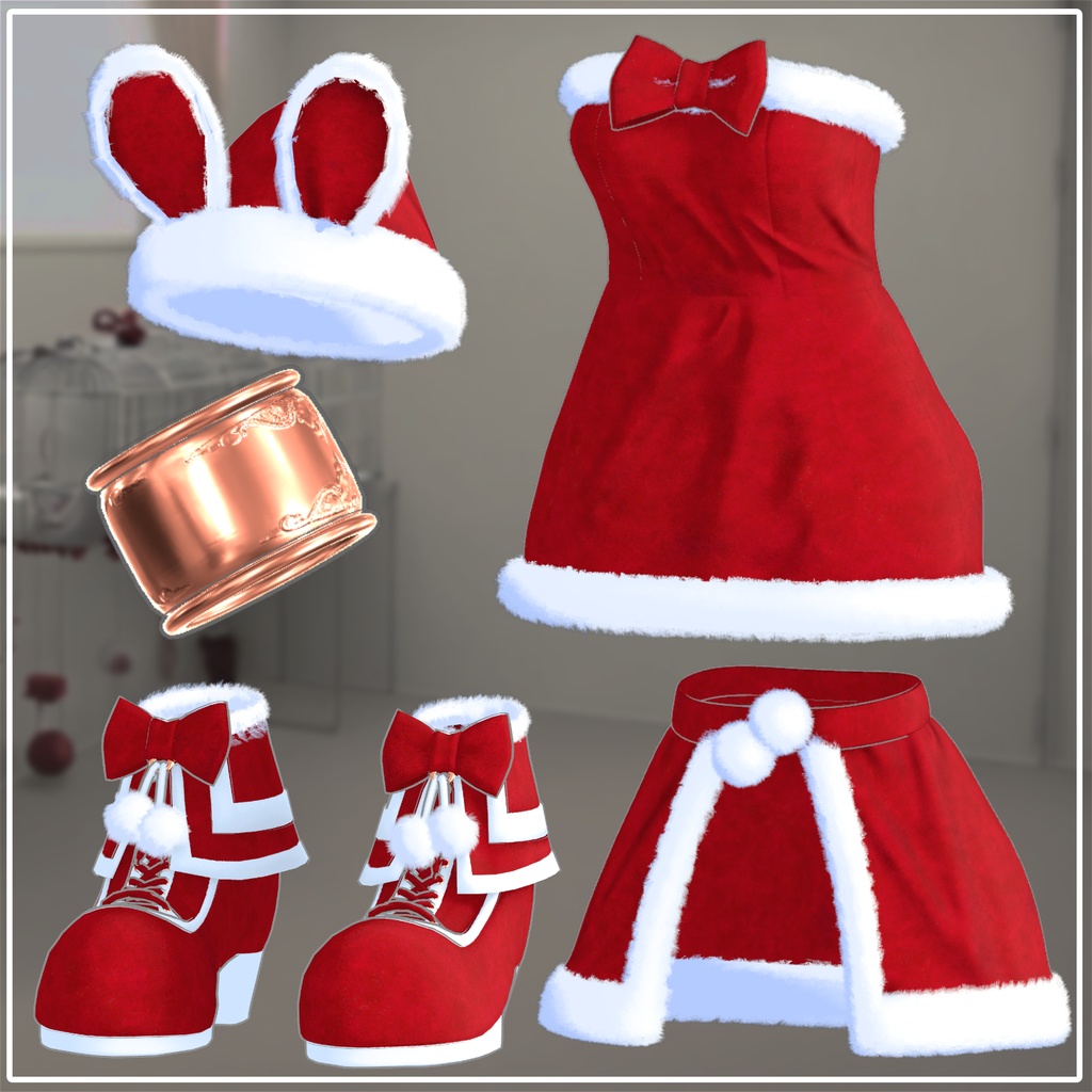 【70%】 Santa Girl 【5アバター対応】