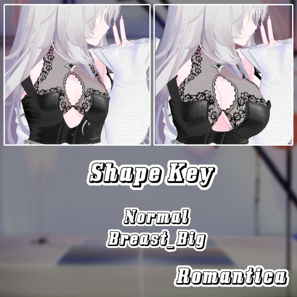 【PB】【6アバター対応】 Romantica 【VRChat想定】