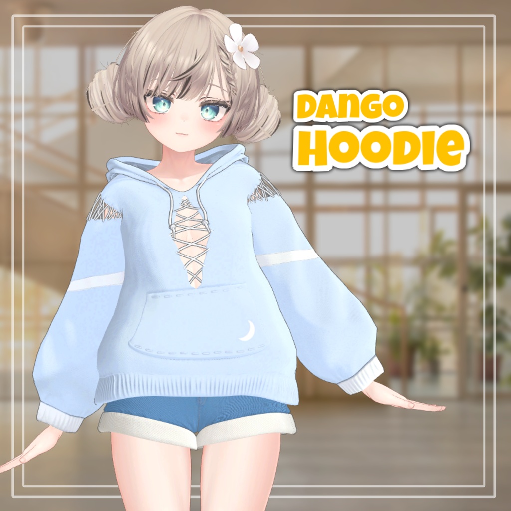 Dango Hoodie & Hair 【VRChat想定】