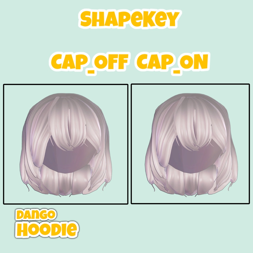 Dango Hoodie & Hair 【VRChat想定】
