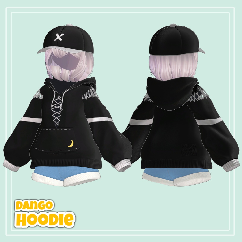 Dango Hoodie & Hair 【VRChat想定】