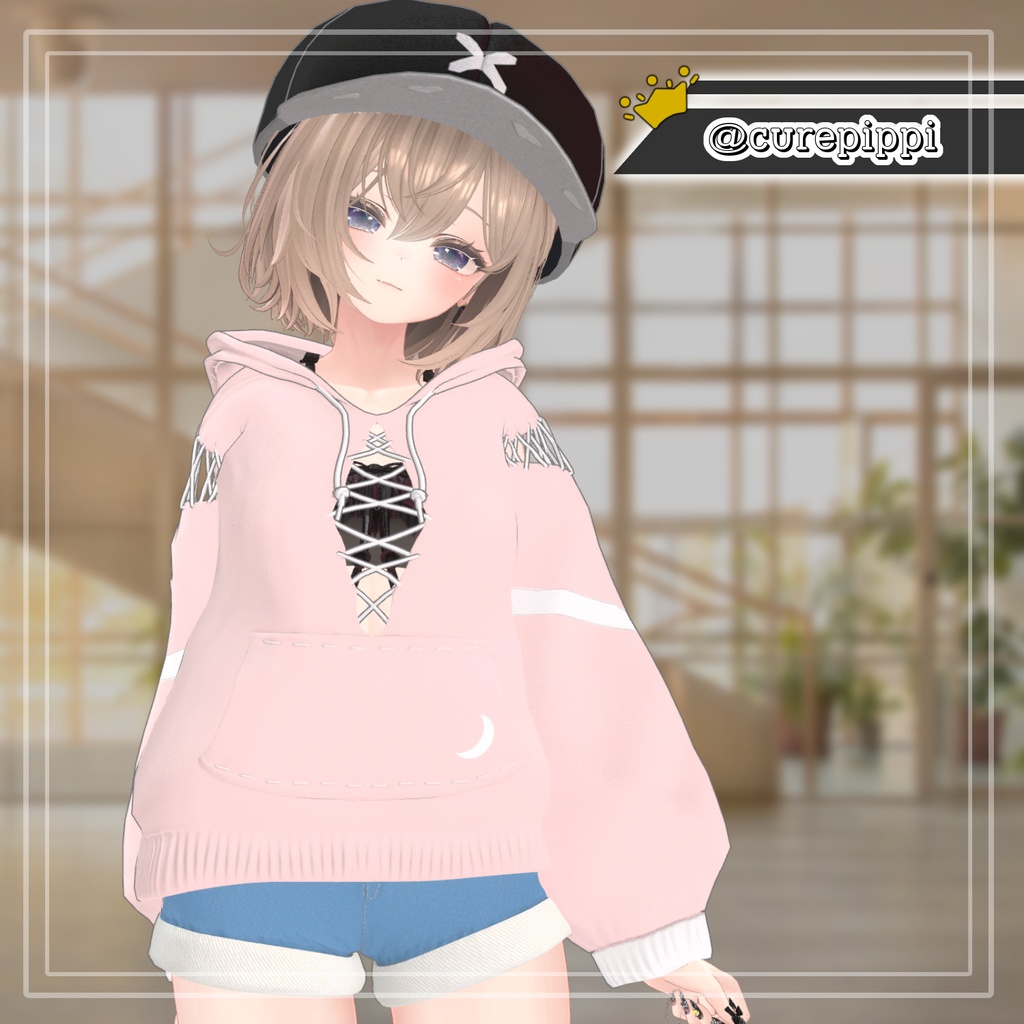 Dango Hoodie & Hair 【VRChat想定】