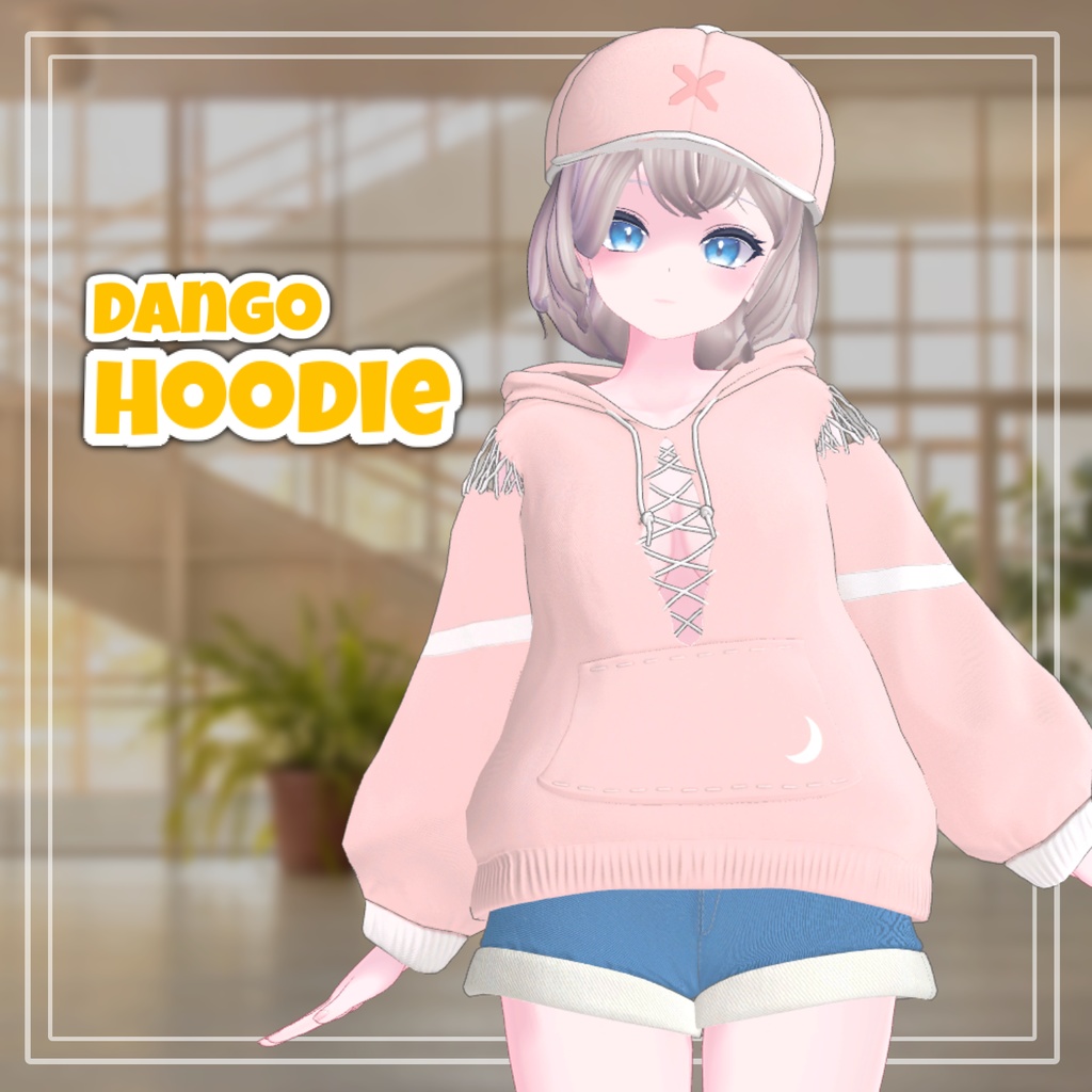 Dango Hoodie & Hair 【VRChat想定】