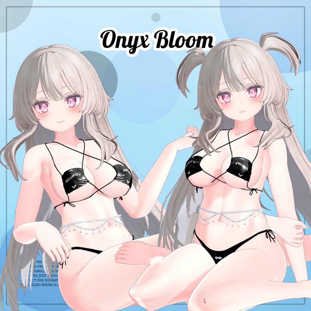 【PB】【3アバター対応】 Onyx Bloom 【VRChat想定】