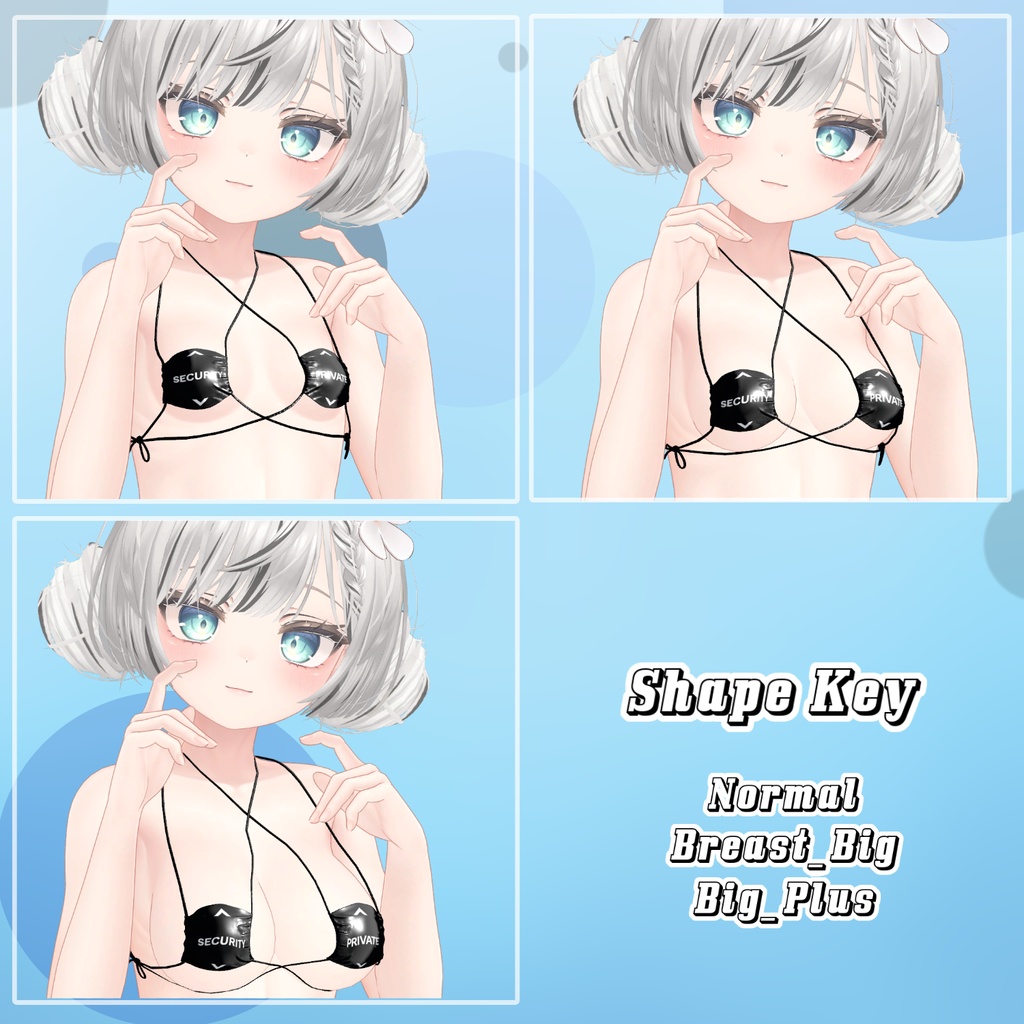 【PB】【3アバター対応】 Onyx Bloom 【VRChat想定】