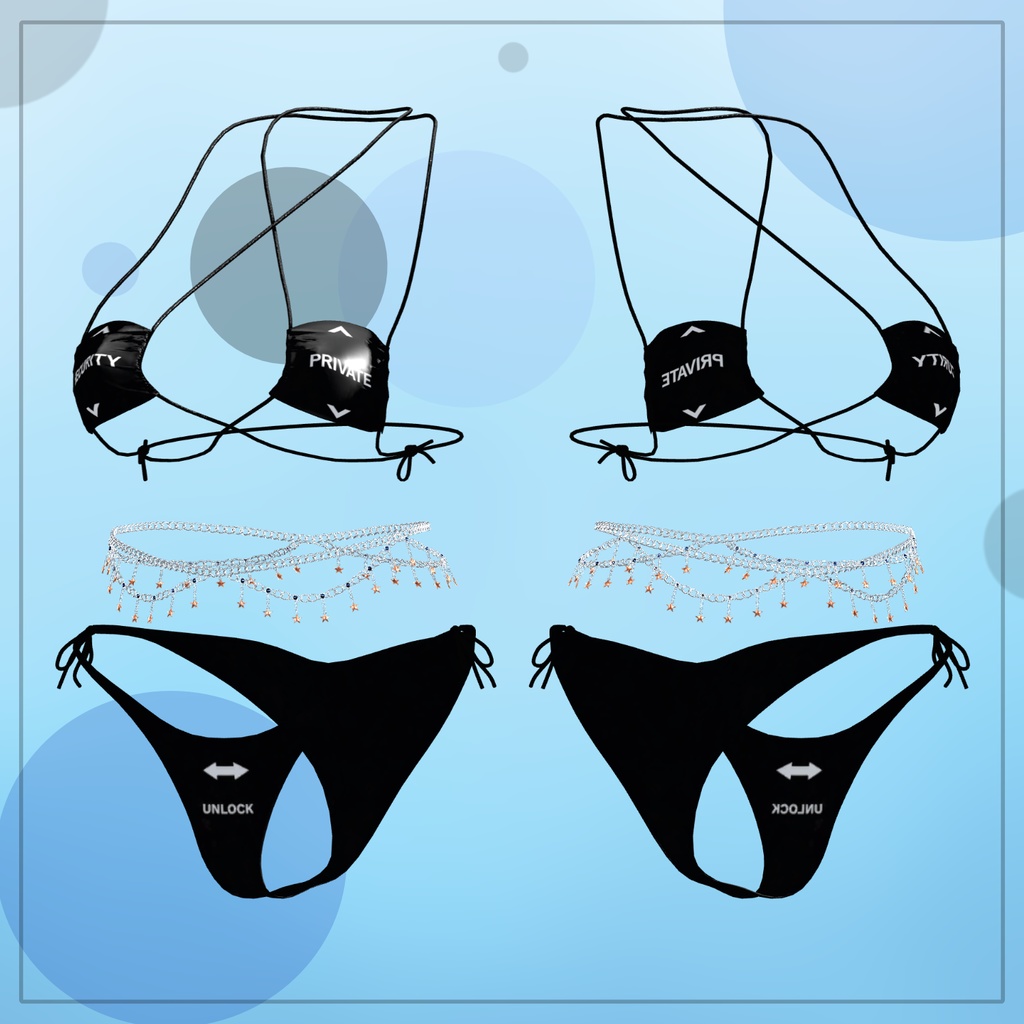 【PB】【3アバター対応】 Onyx Bloom 【VRChat想定】