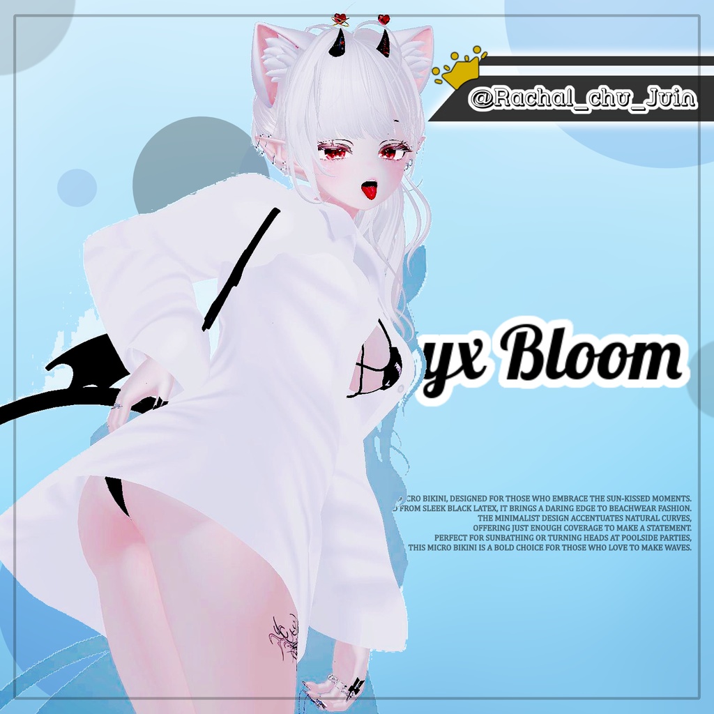 【PB】【3アバター対応】 Onyx Bloom 【VRChat想定】