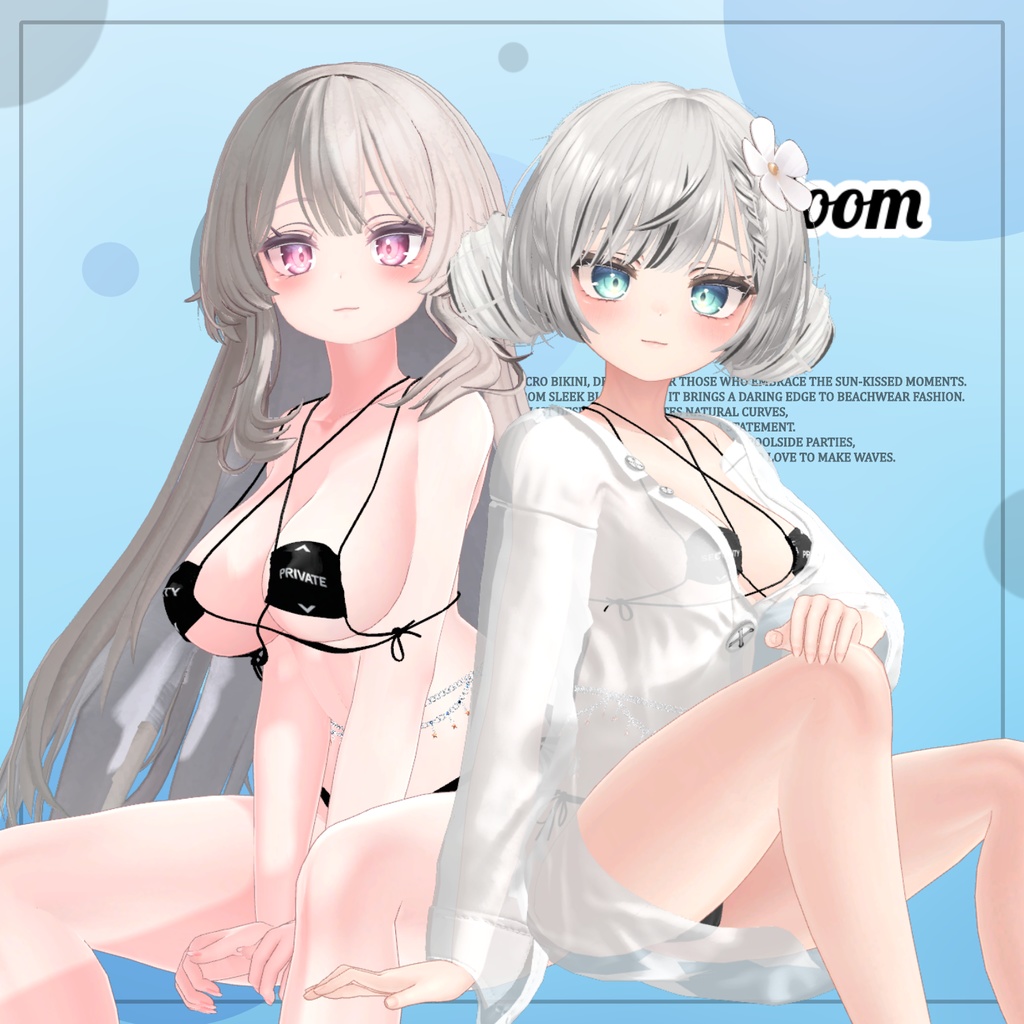 【PB】【3アバター対応】 Onyx Bloom 【VRChat想定】