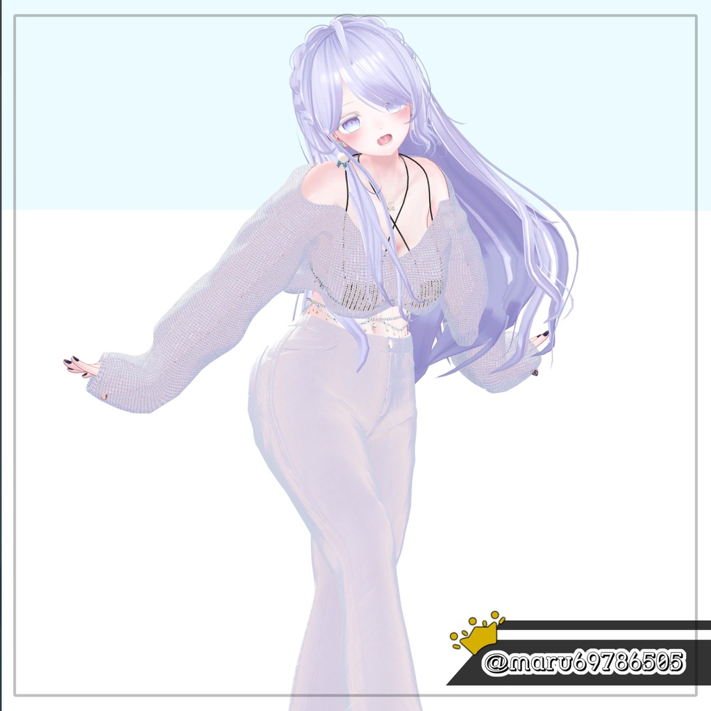 【PB】【3アバター対応】 Onyx Bloom 【VRChat想定】