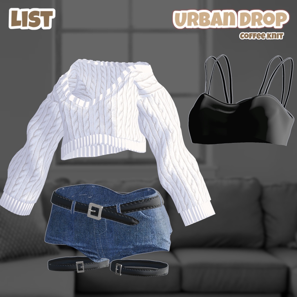 【アンディ対応】 Urban Drop & Vanilla 【VRChat想定】 - Overay - BOOTH