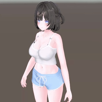 【PB】【6アバター対応】 Serena Fit 【VRChat想定】