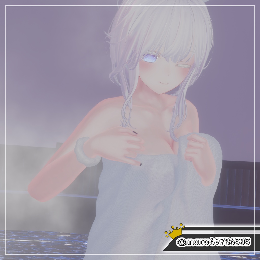 【PB】【 4アバター対応】 Shower Robe 【VRChat想定】