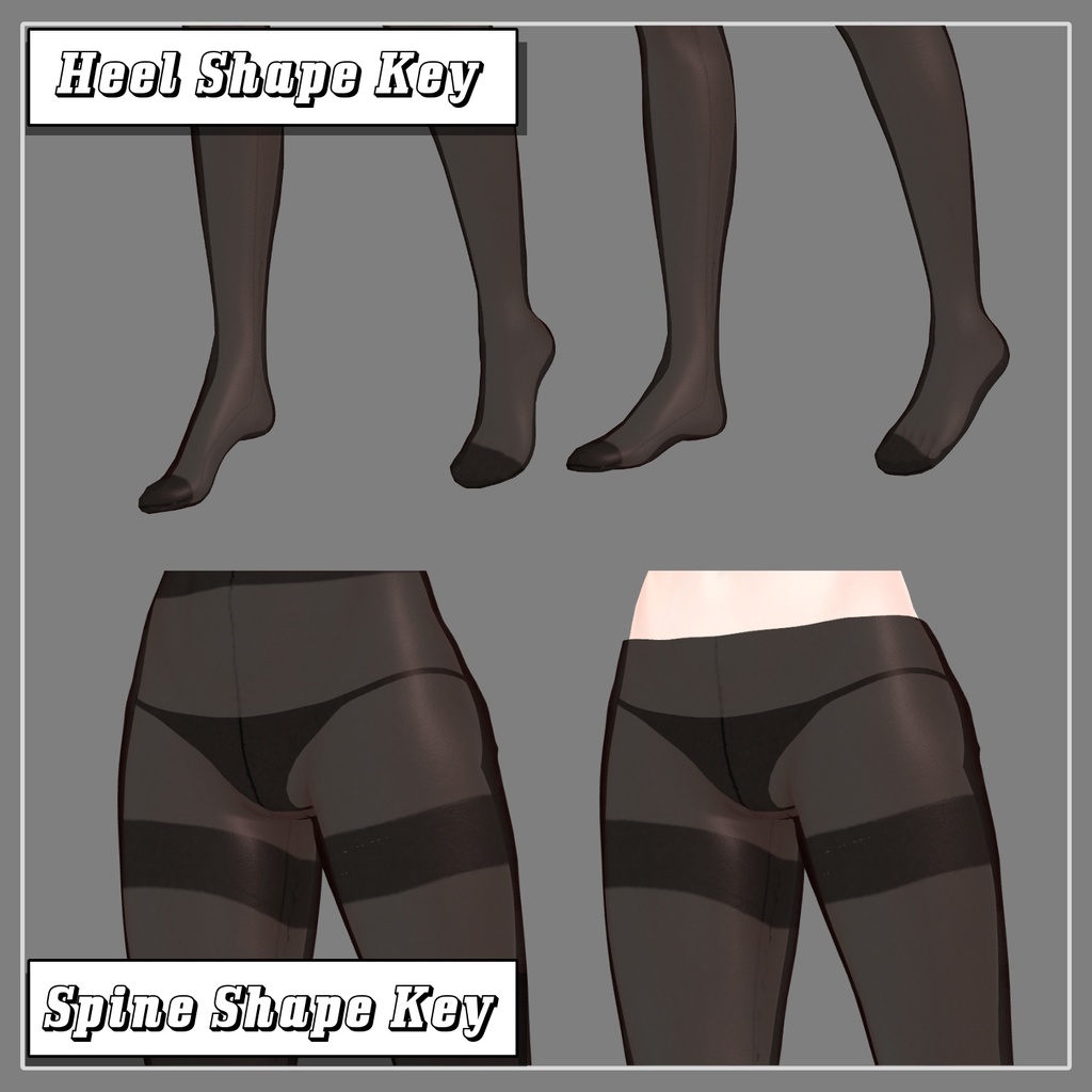 【5アバター対応】 Ripping Stockings 【VRChat想定】