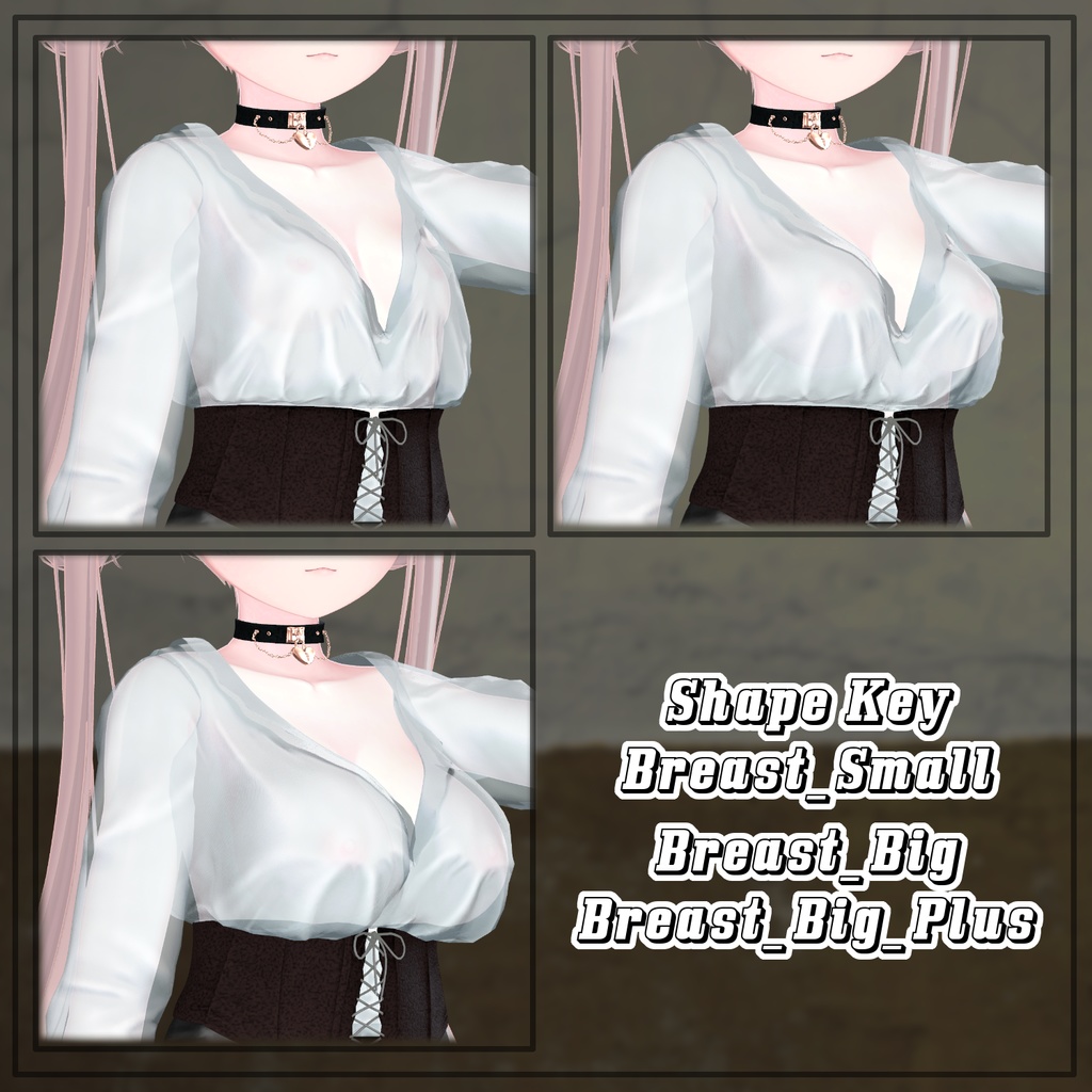 【 3アバター対応】 Cow Girl 【VRChat想定】