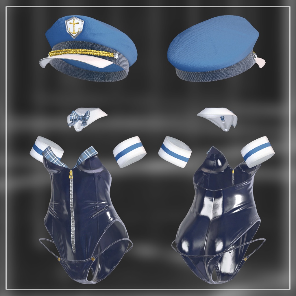 【Animation】【 4アバター対応】 Marine Bunny 【VRChat想定】