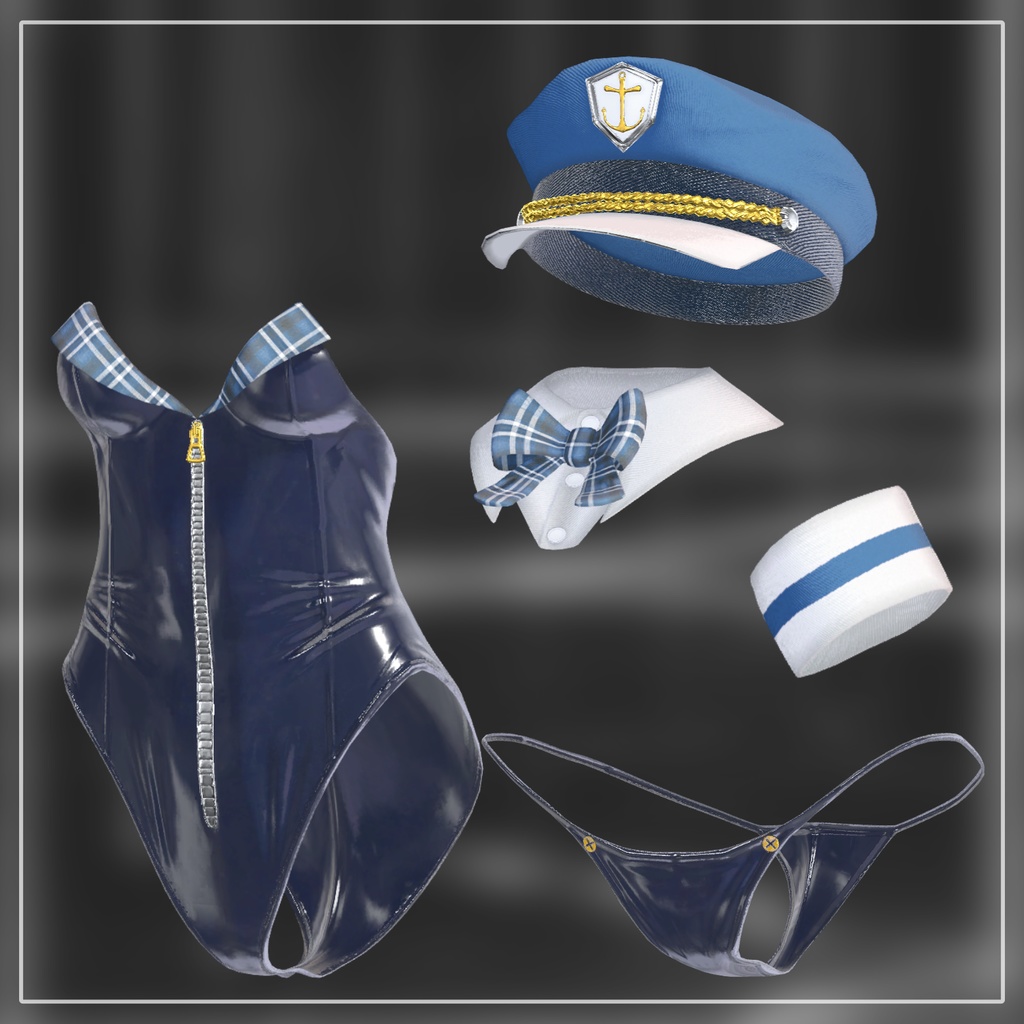 【Animation】【 4アバター対応】 Marine Bunny 【VRChat想定】