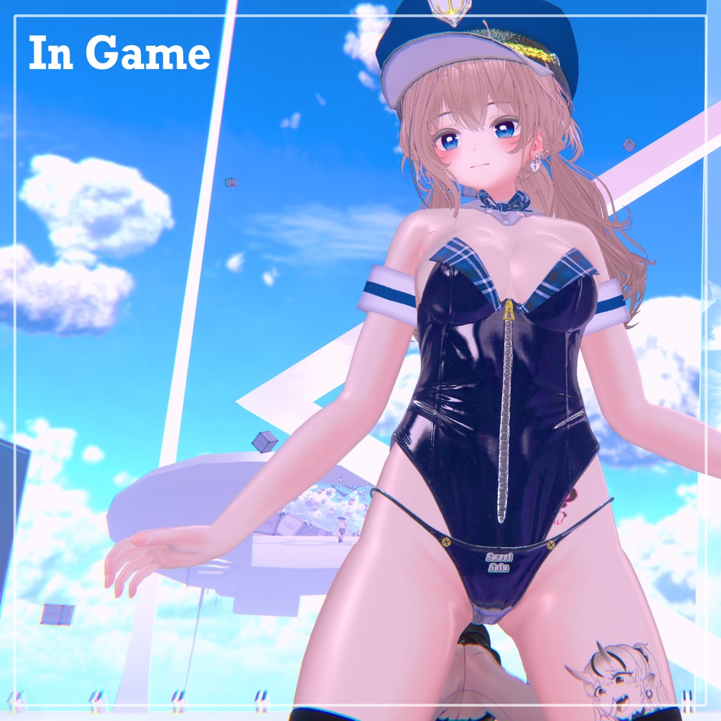 【Animation】【 4アバター対応】 Marine Bunny 【VRChat想定】