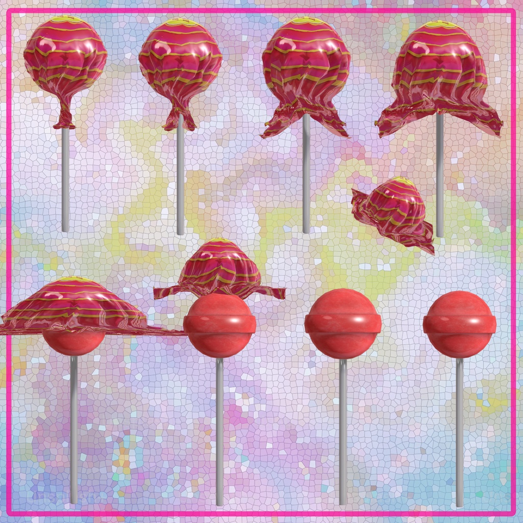 【PB】【Animation】 VRC Candy Asset