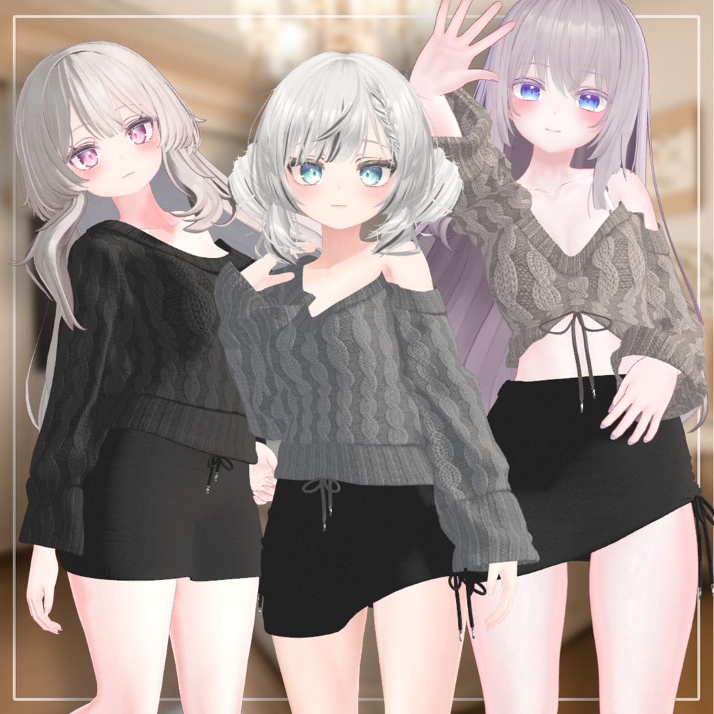 【Animation】【 3アバター対応】 Urban Cozy 【VRChat想定】