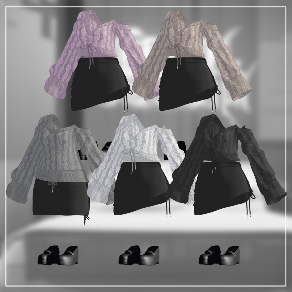 【Animation】【 3アバター対応】 Urban Cozy 【VRChat想定】