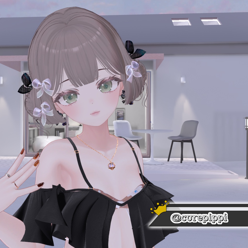 【Animation】【 9アバター対応】 Overay Bikini 【VRChat想定】