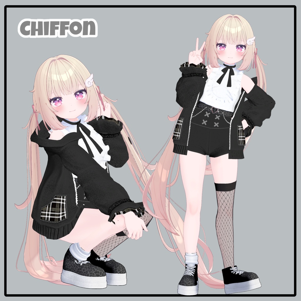 【Animation】【 6アバター対応】 Bonnet 【VRChat想定】