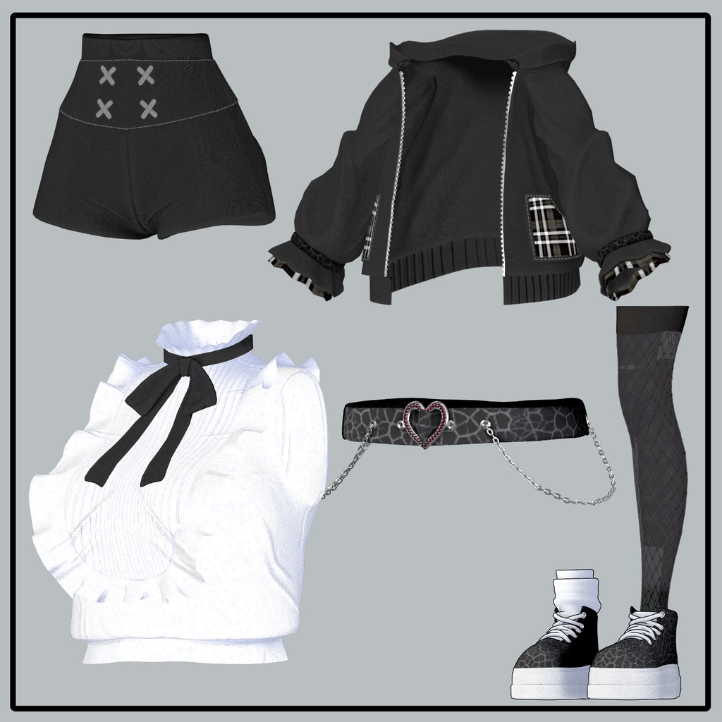 【Animation】【 6アバター対応】 Bonnet 【VRChat想定】