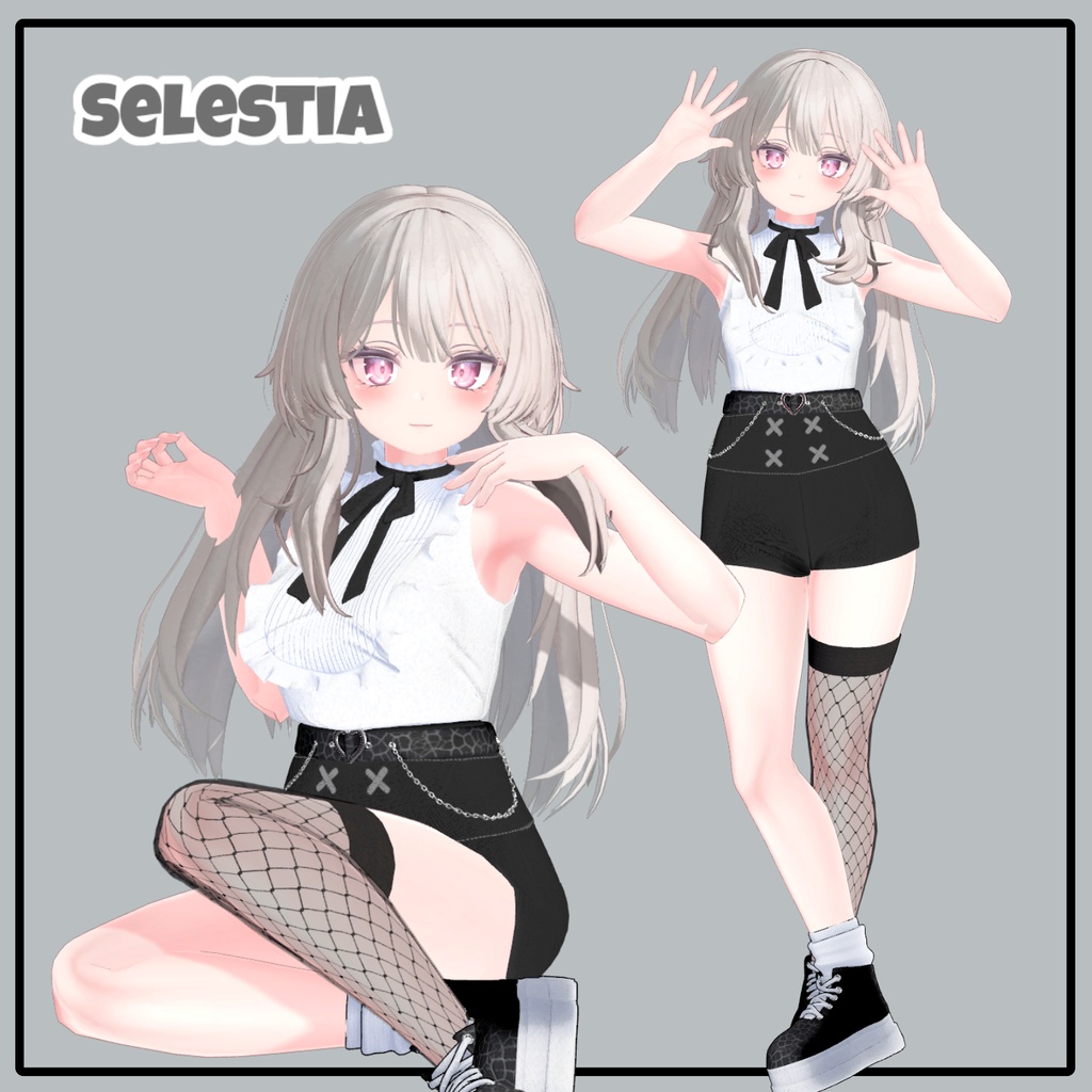 【Animation】【 6アバター対応】 Bonnet 【VRChat想定】