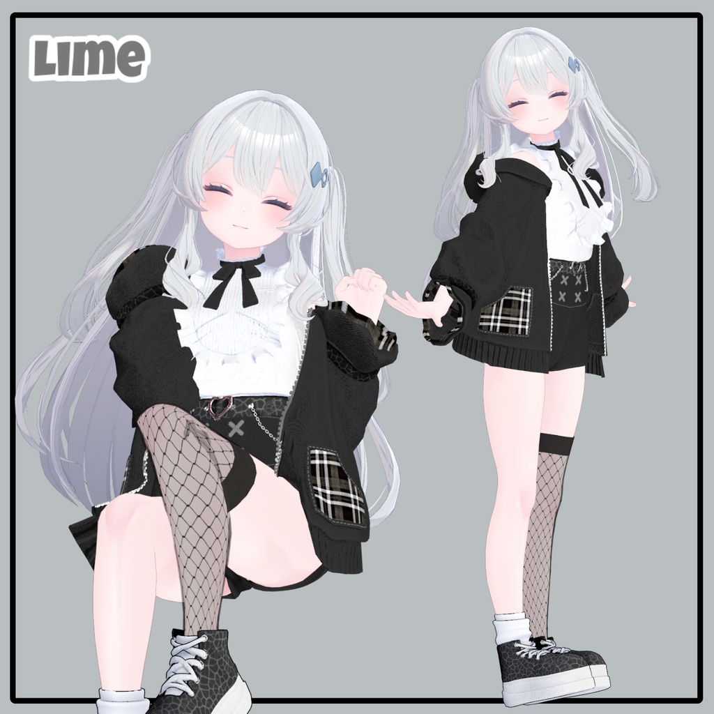 【Animation】【 6アバター対応】 Bonnet 【VRChat想定】