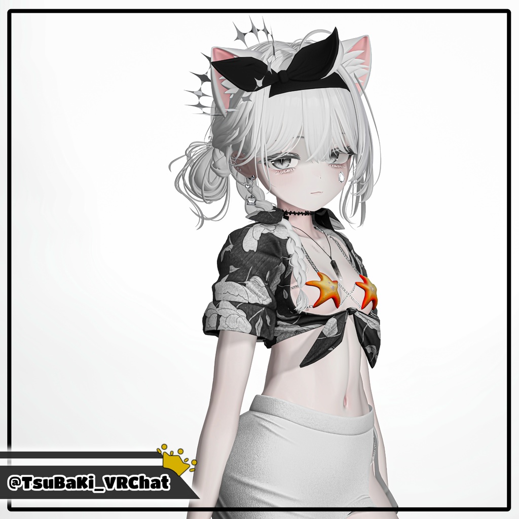 【 4アバター対応】 Tropical Bikini 【VRChat想定】【Animation】