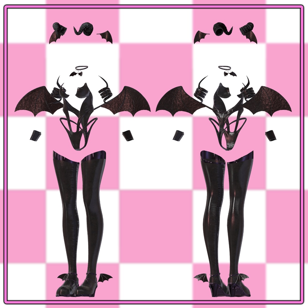 【70%】 【PB】【 5アバター対応】 Succbus Suit 【VRChat想定】