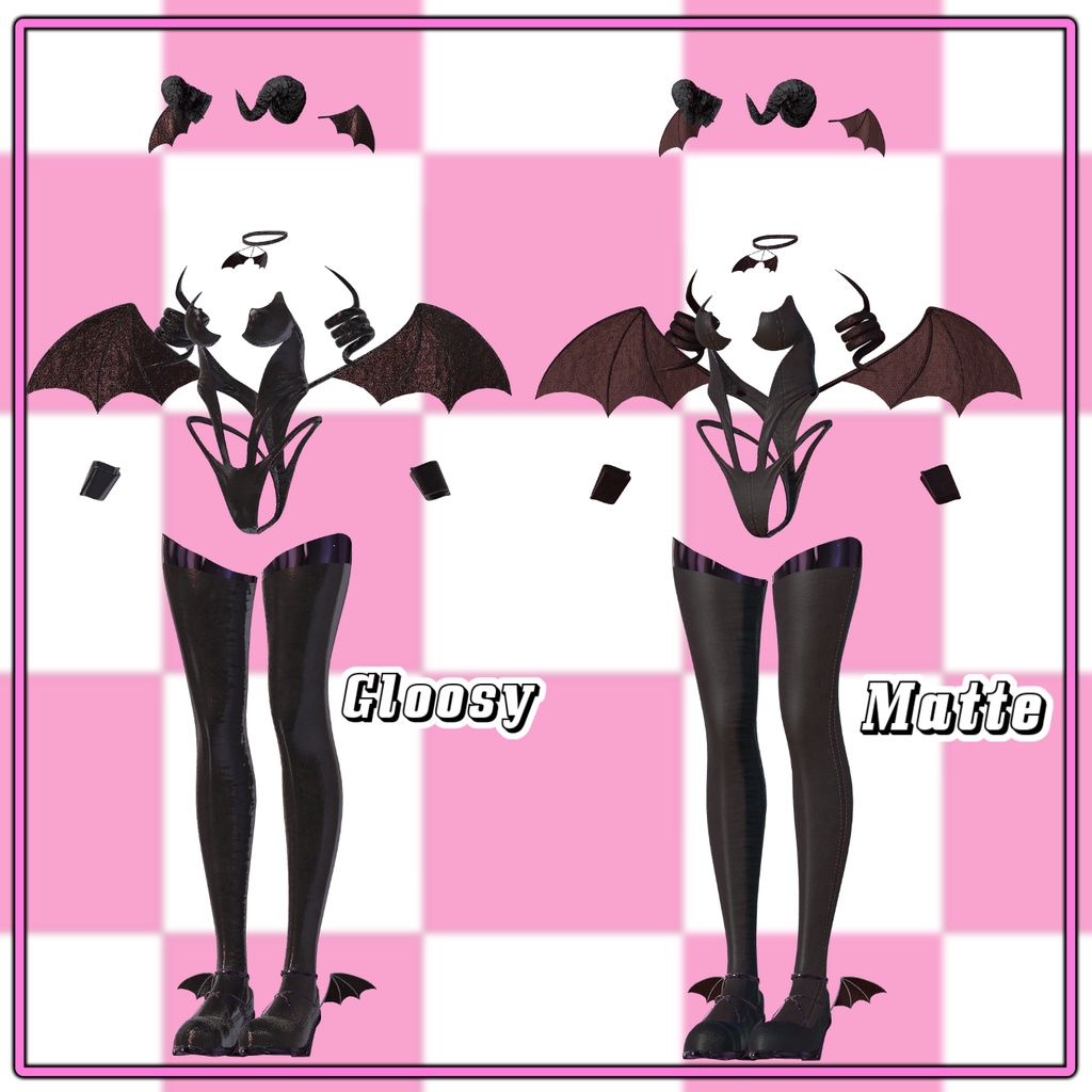 【70%】 【PB】【 5アバター対応】 Succbus Suit 【VRChat想定】