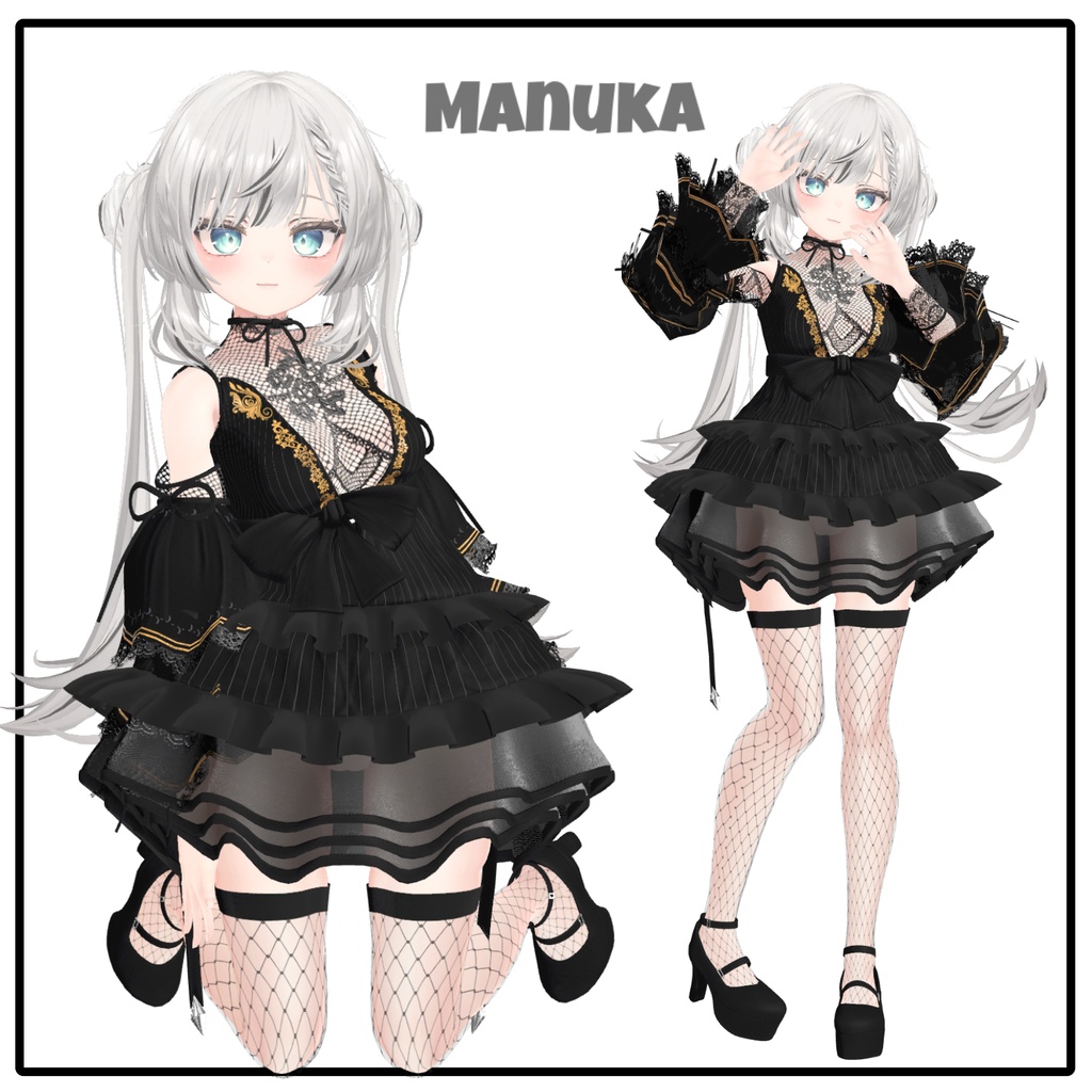 【PB】【 5アバター対応】 Goth 【VRChat想定】