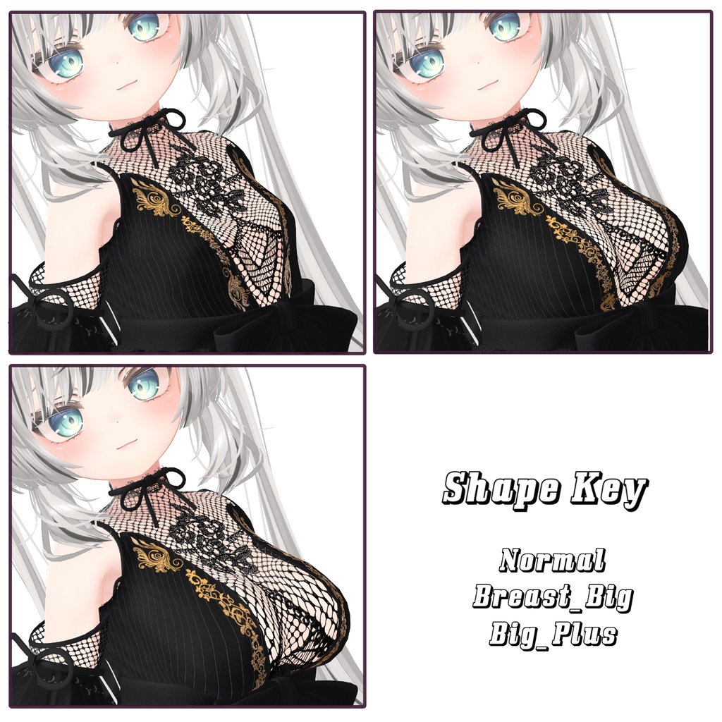 【PB】【 5アバター対応】 Goth 【VRChat想定】