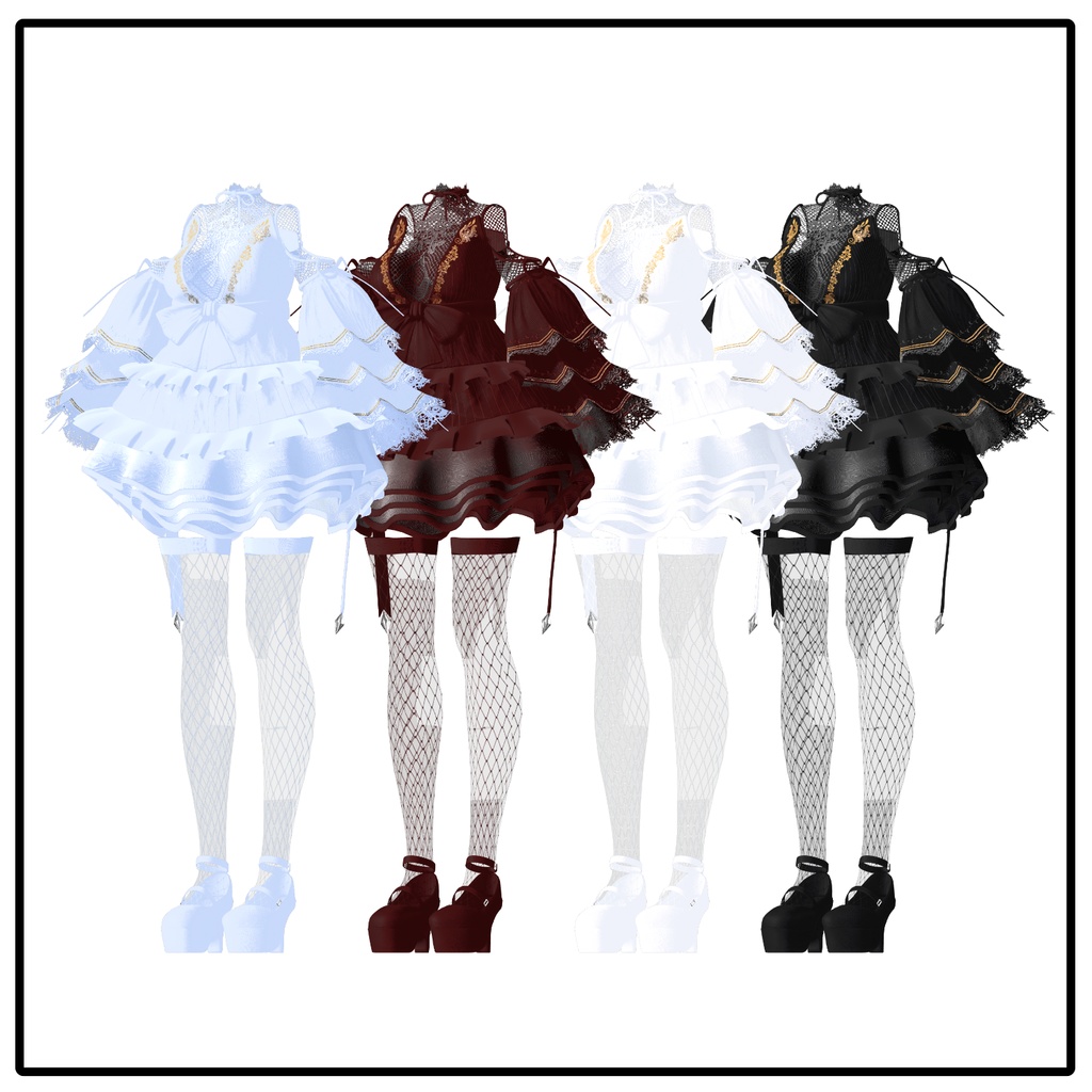 【PB】【 5アバター対応】 Goth 【VRChat想定】