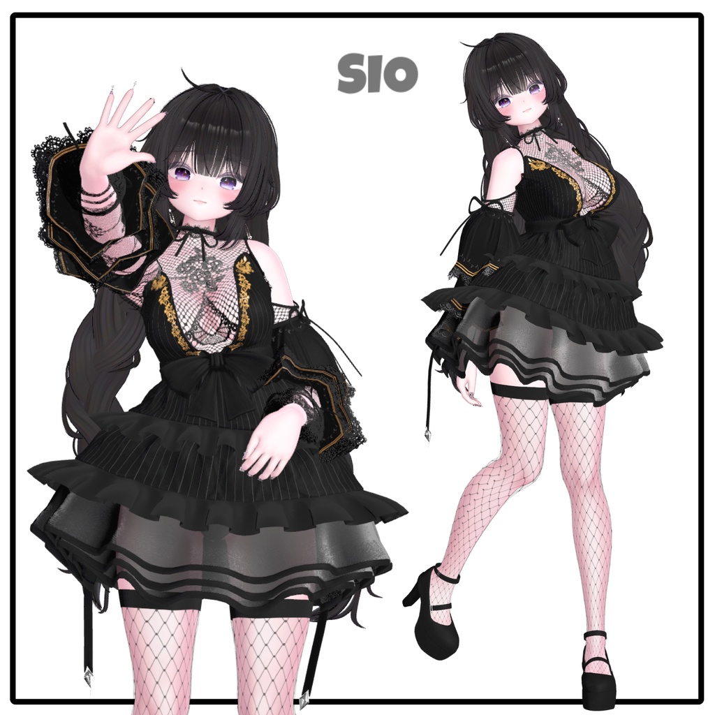 【PB】【 5アバター対応】 Goth 【VRChat想定】