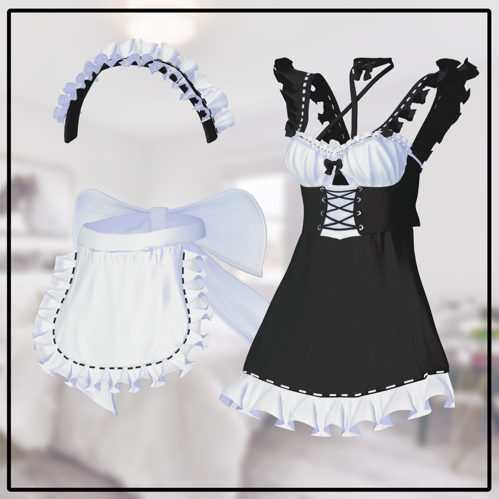 【 9アバター対応】 エッチメード 【VRChat想定】